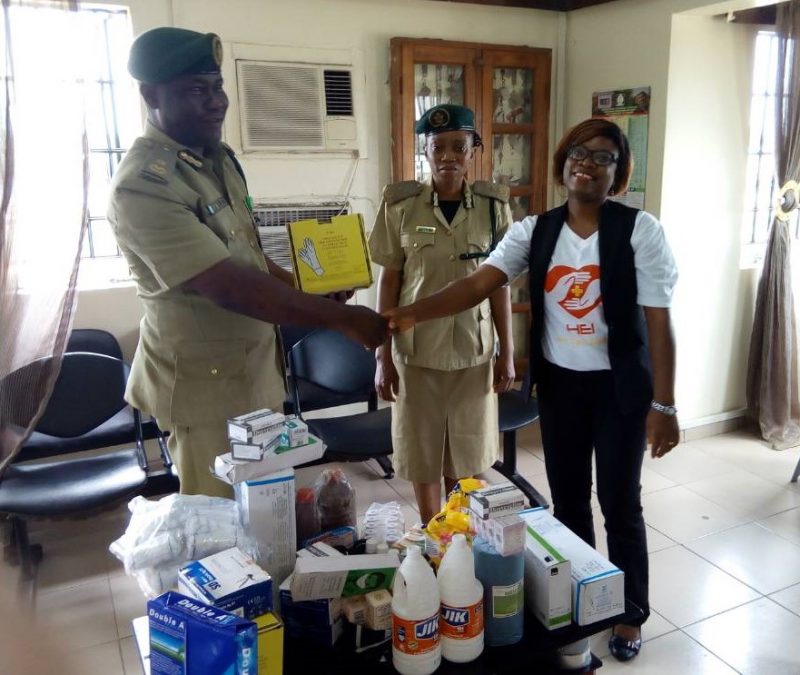 Presentation of Medical item at Kirikiri Medium Prison