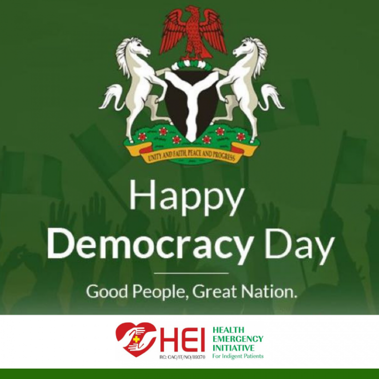 Happy Democracy Day Health Emergency Initiative