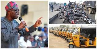 Lagos govt bans keke and okada