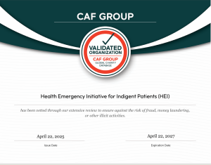 HEI CAF CERTIFICATE