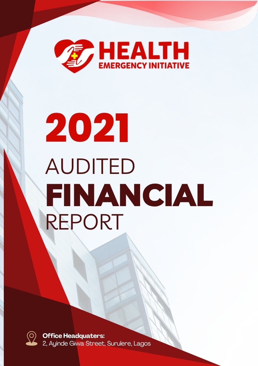 2021 Audited Financial Report Cover